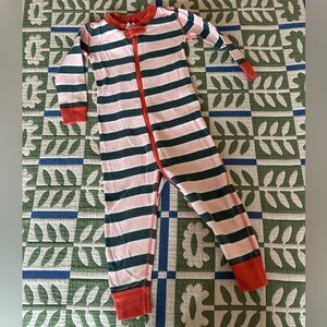 Hanna Zip Pajamas - stripes